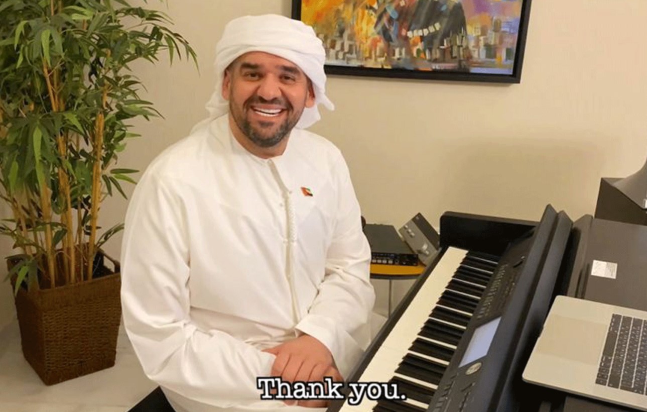 Read more about the article Emirati singer Hussain Al Jassmi thanks the UAE during ‘One World’ concert