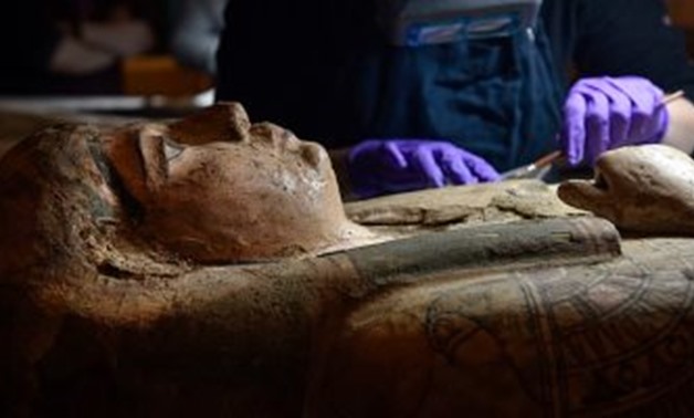 You are currently viewing Scottish conservators discover Paintings inside the coffin of a 3,000-year-old Egyptian mummy