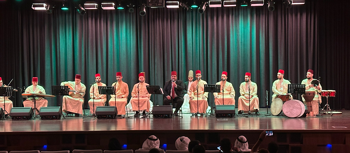 You are currently viewing Vocalist Mustafa Hamdo Enchants Audience with Spiritual Melodies in Soulful Ramadan Evening at Al Owais Cultural Foundation